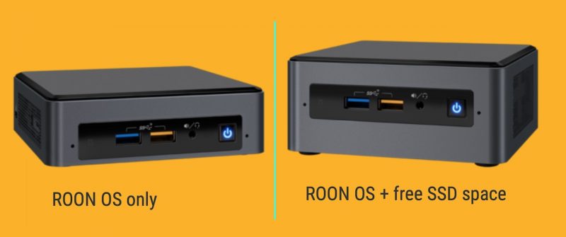 NUC with or without Free SSD space 